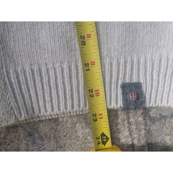 ARPIN 1817 France Sweater Full-Zip Jacket Extra Fine Wool Sz T36 -SM Cream Knit - Picture 11 of 16